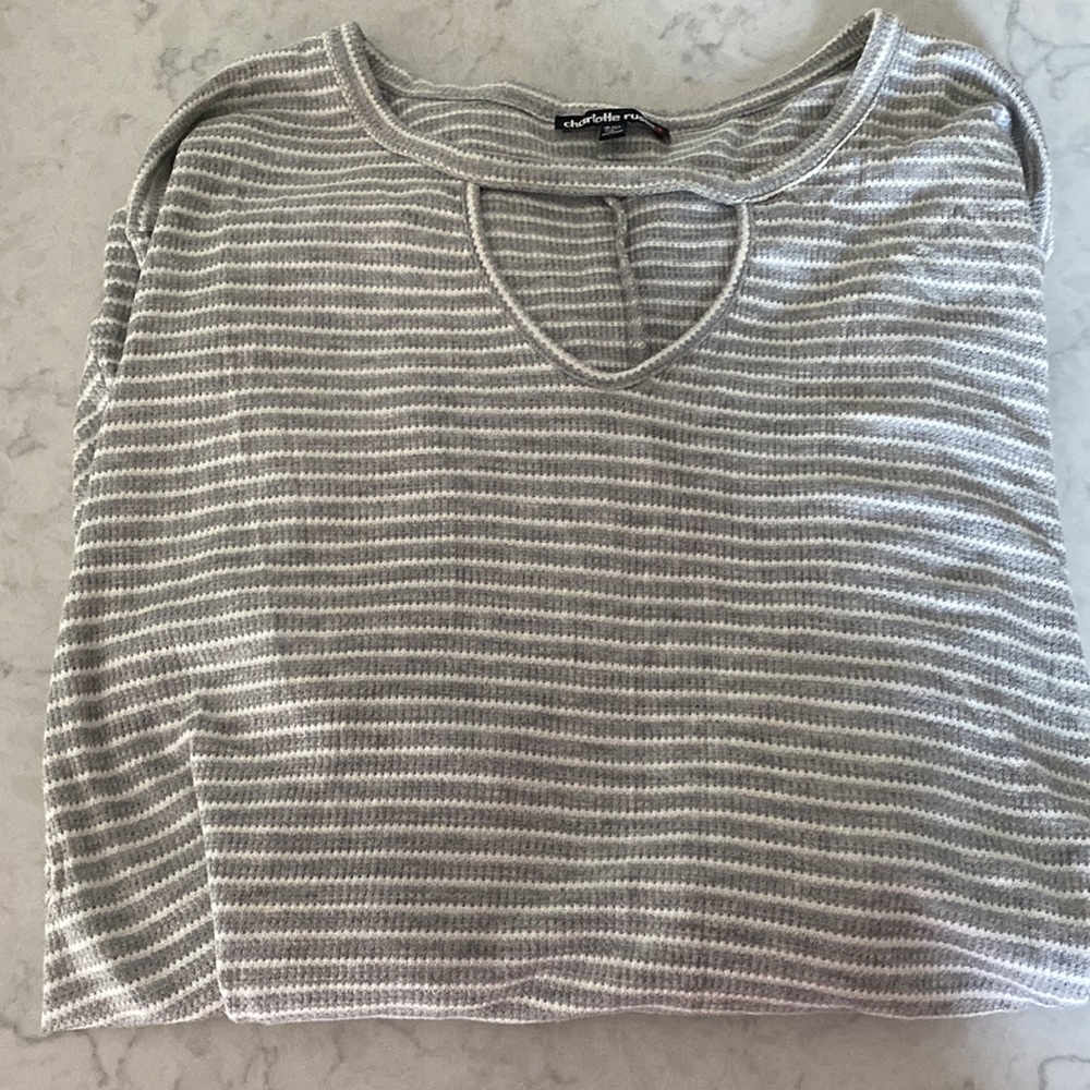 Charlotte Russe+ Striped Top Size 3X - Picture 3 of 3
